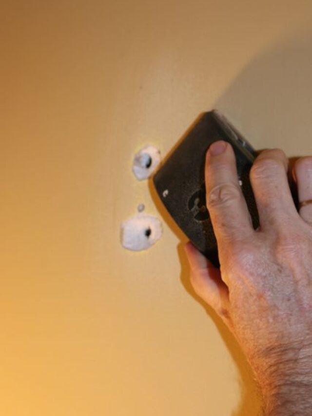 como tampar buraco na parede
