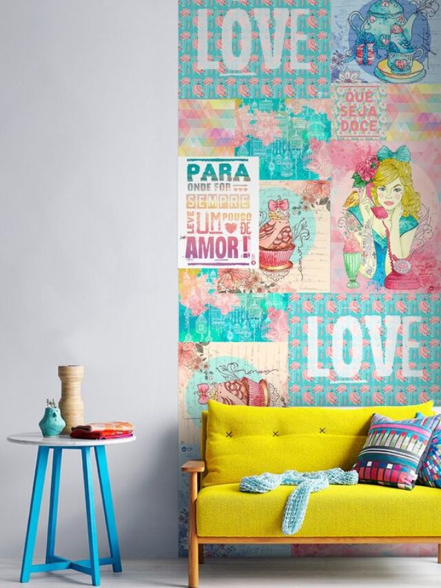 lambe lambe na decoração da sala