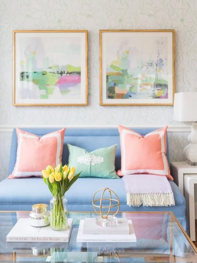 acessórios em tons pasteis