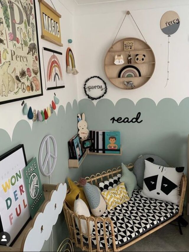 quarto de criança despojado