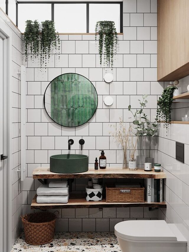 como decorar banheiro branco