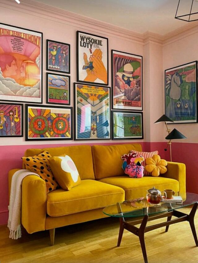 como compor quadros na parede