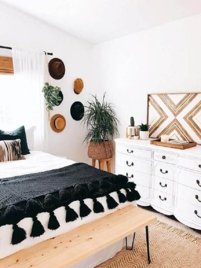 decorando a cama com manta