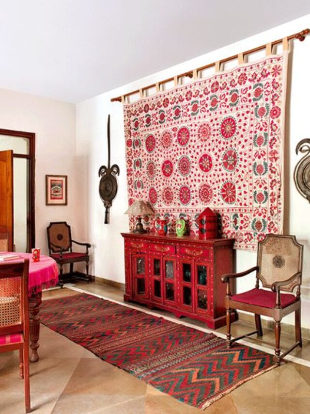 tapete indiano na parede