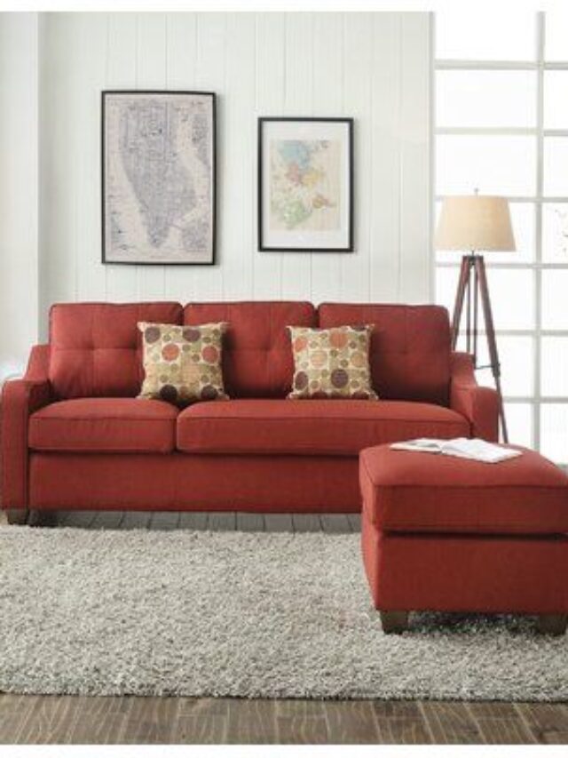 Como decorar a sala com sofá vermelho