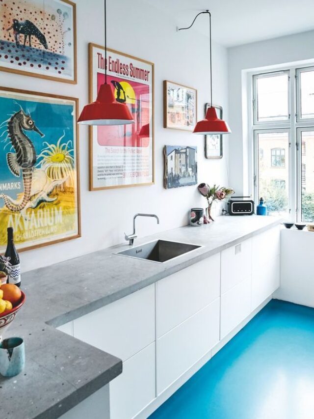 lumináris pendentes coloridas