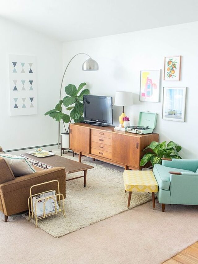 como usar decoração com móveis vintage