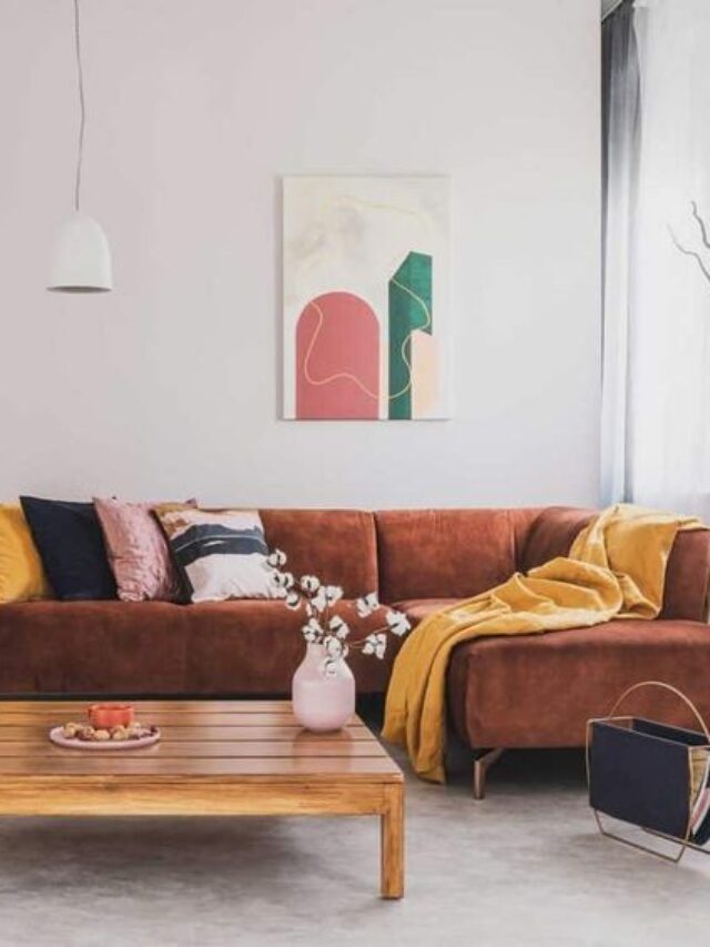 estilizando sofá marrom