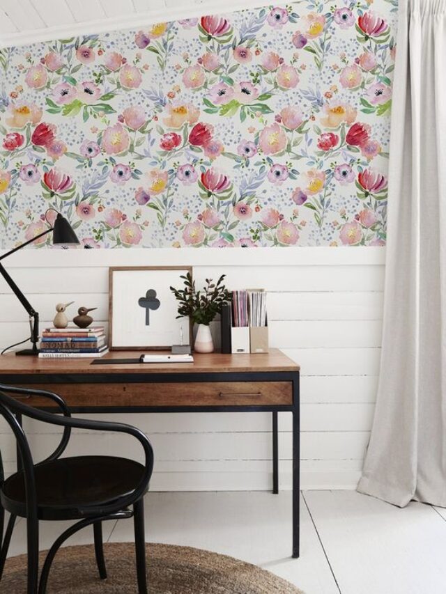 Papel de parede floral