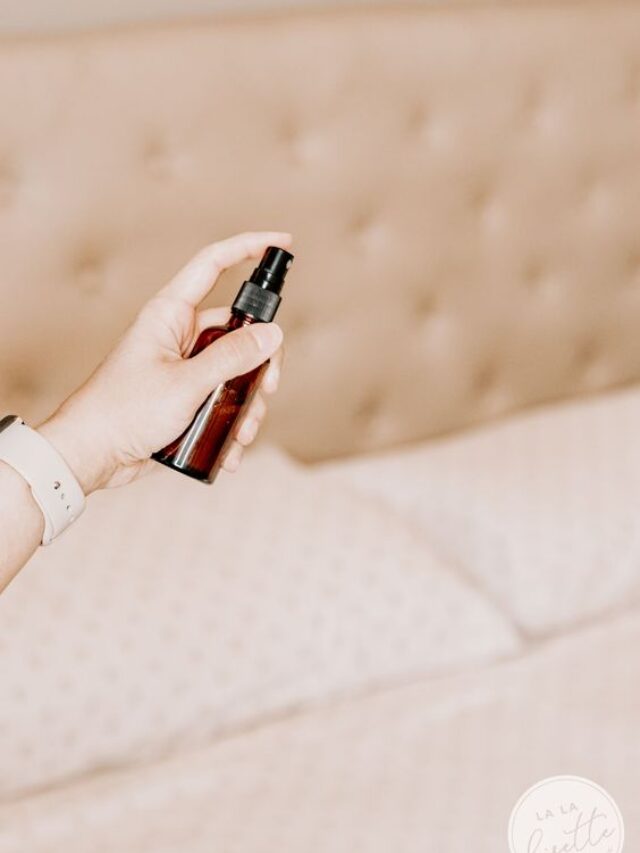 água para lençóis lavanda e limão