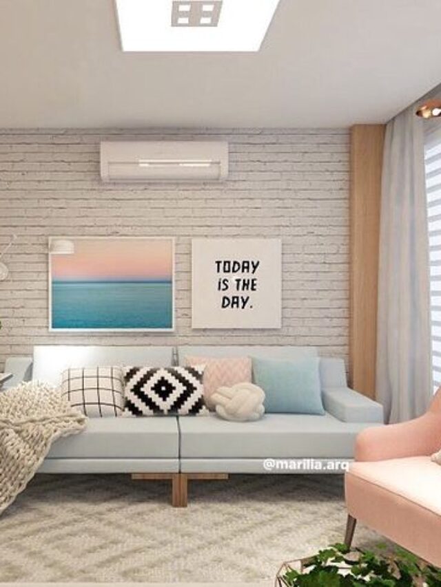 decoração com cores pasteis