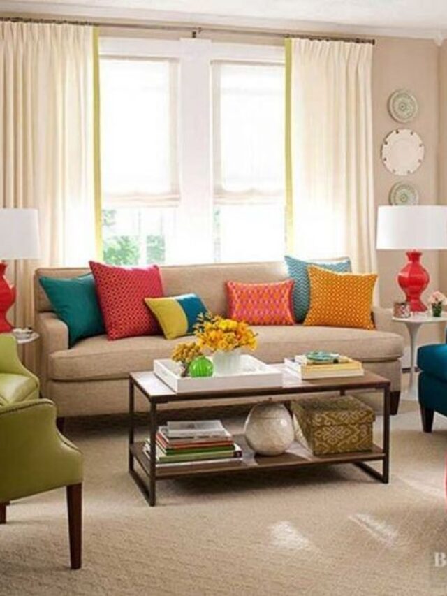 Almofadas Coloridas, um toque Especial na sala