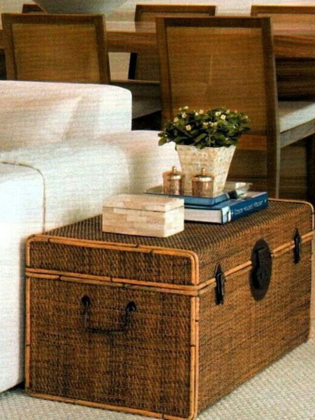 como usar báus na decoração de ambientes