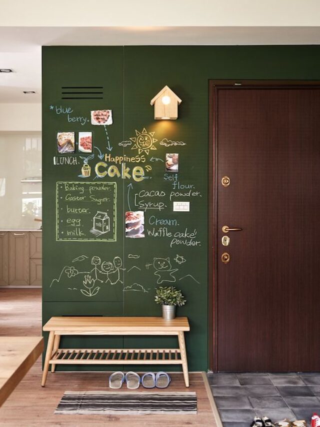 decorating with chalkboard wall