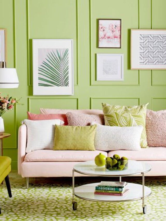 verde limão na decoração