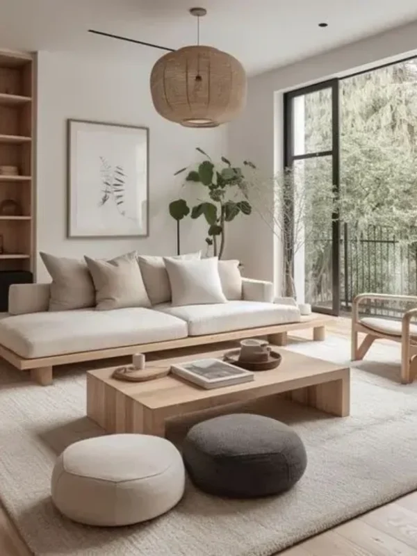 decoração estilo japandi