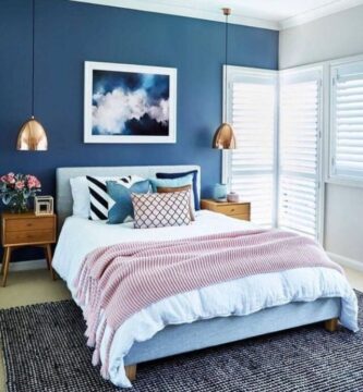 Dicas para decorar um quarto azul incrível