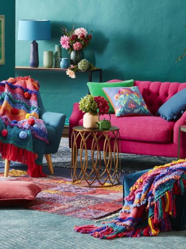 strong colors in decoration