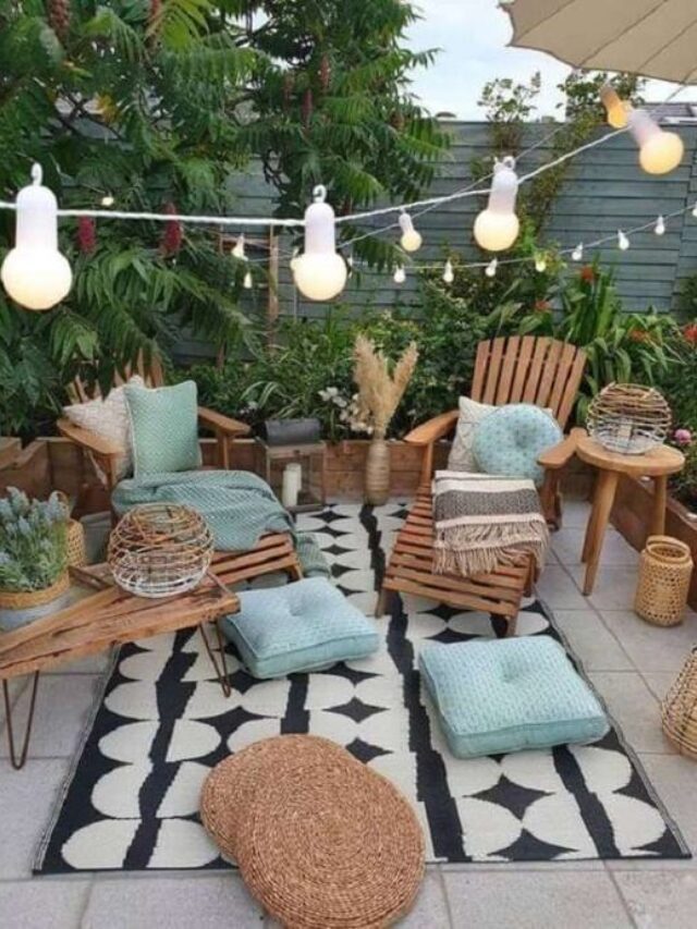 iluminação sala de estar externa