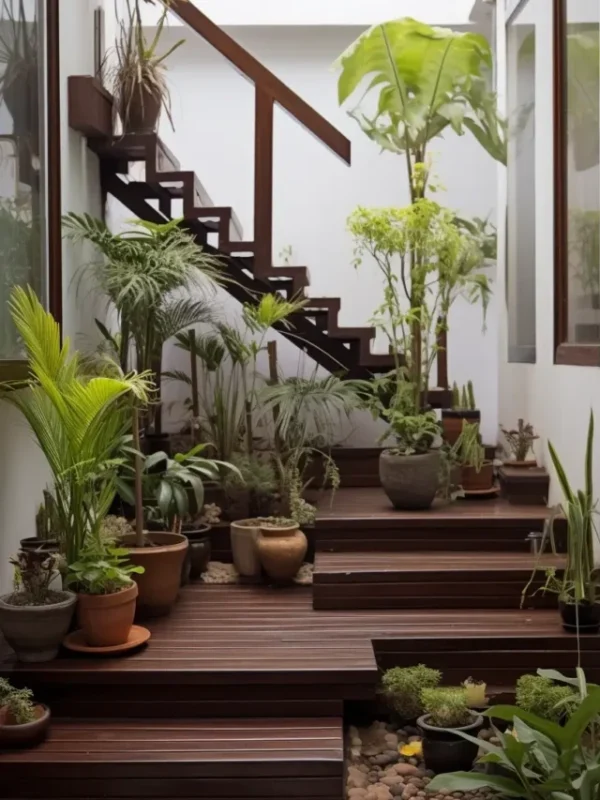 como criar um jardim de inverno pequeno