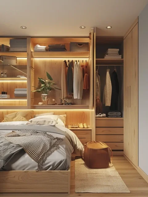 double bedroom with closet